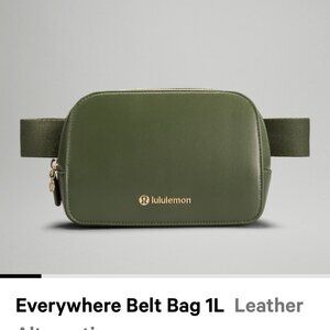 Everywhere Belt Bag 1L Leather Alternative - Barracks Green/Gold - NWT